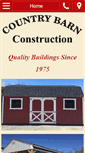 Mobile Screenshot of countrybarnconstruction.com