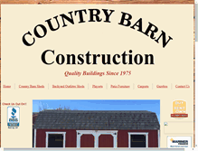 Tablet Screenshot of countrybarnconstruction.com